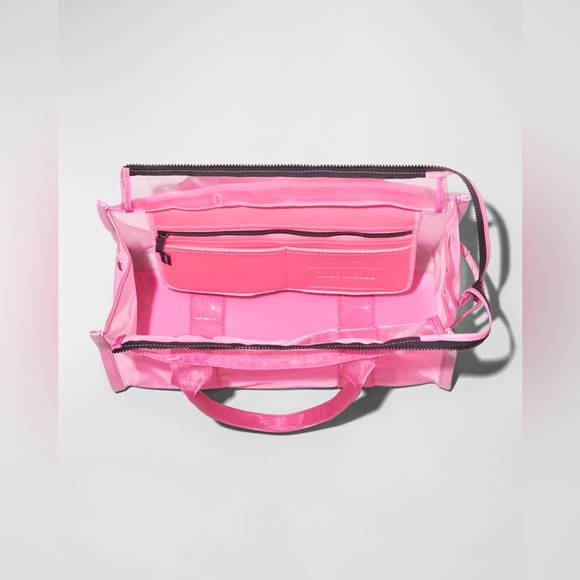 Authentic Marc Jacob’s Candy Pink Mesh Large Tote w/Dust Bag - Picture 2 of 8